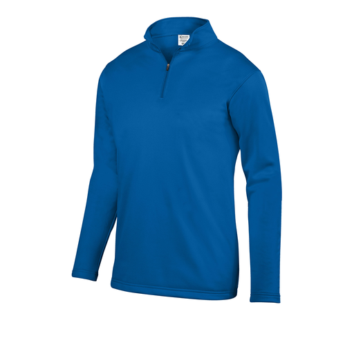 [FOLQFFRY-YS-LOGO1] Decker Youth FlexFleece 1/4 Zip (Youth S, Royal, Logo 1)